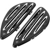 Arlen Ness Driver Floorboards - Deep Cut - Black - For: Harley Davidson - Softail - Forever Rad-Arlen Ness