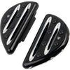 Arlen Ness Passenger Floorboards - Deep Cut - Black - For: Harley Davidson - Softail - Forever Rad-Arlen Ness