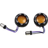 Arlen Ness LED Light Kit for Factory Turn Signal Housing - AmberWhite - Black - Forever Rad-Arlen Ness