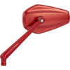 Arlen Ness Mirror - MiniStocker - Side View - Hexagon - Red - Right - Forever Rad-Arlen Ness