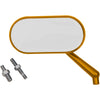 Arlen Ness Mirror - Side View - Oval - Gold - Right - Forever Rad-Arlen Ness