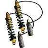 Legend Suspension REVO ARC Remote Reservoir Shocks - Standard - Gold - 13IN - For: Harley Davidson - Touring - Forever Rad-Legend Suspension