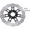 Arlen Ness Front Rotor - 7 Valve - 11.8IN - Black - For: Harley Davidson - Dyna, Softail - Forever Rad-Arlen Ness