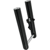 Arlen Ness Fork Legs - Black Anodized - Hot Legs - Custom Single Disc - Smooth - Forever Rad-Arlen Ness