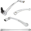 Arlen Ness Deep Cut Foot Control Kit w Toe Shifter - Chrome - Forever Rad-Arlen Ness