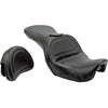 Saddlemen Seat - Explorer - With Backrest - Stitched - Black - Dyna - For: Harley Davidson - Dyna - Forever Rad-Saddlemen