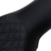 Saddlemen Profiler Seat - Front LatticeRear Smooth - Black - For: Harley Davidson - Dyna - Forever Rad-Saddlemen