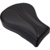 Saddlemen Dominator Pillion Pad - Standard Reach - Black w Gray Stitching - FLFX 06-17 - For: Harley Davidson - Softail - Forever Rad-Saddlemen