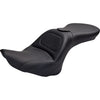 Saddlemen Seat - Explorer - With Backrest - Stitched - Black - FLFX 06-17 - For: Harley Davidson - Softail - Forever Rad-Saddlemen