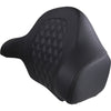 Saddlemen Tour-Pak Backrest Pad - RoadSofa - Lattice Stitched Seat - Black - FL 14-23 - For: Harley Davidson - Touring - Forever Rad-Saddlemen