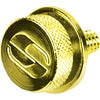 Saddlemen 1-14IN-20 Seat Knob - Gold - For: Harley Davidson - Touring - Forever Rad-Saddlemen