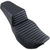 Saddlemen Step-Up Seat - Front Tuck-n-Roll - Black - FLHRFLHX - Forever Rad-Saddlemen