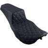 Saddlemen Step-Up Seat - Front Lattice Stitch - Black - Forever Rad-Saddlemen