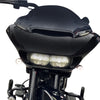 Custom Dynamics Windshield Trim - Sequential Turn Signal - Black - For: Harley Davidson - Dyna - Forever Rad-Custom Dynamics