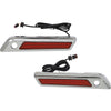 Custom Dynamics Latch Light - Saddlebag - Dual Color - Red - Chrome - For: Harley Davidson - Dyna - Forever Rad-Custom Dynamics