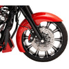 Klock Werks Front Fender - Level - Black - 19IN - For: Harley Davidson - Dyna - Forever Rad-Klock Werks