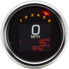 Dakota Digital Tank Speedometer - Chrome Bezel - 3-38IN - For: Harley Davidson - Dyna, Softail - Forever Rad-Dakota Digital