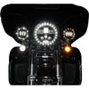 Custom Dynamics ProBEAM LED Headlamp 7IN - Black - For: Harley Davidson - Dyna, Softail - Forever Rad-Custom Dynamics