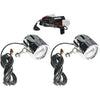 Custom Dynamics LED Fog Light - HD - Chrome - For: Harley Davidson - Dyna, Softail - Forever Rad-Custom Dynamics