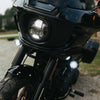 Custom Dynamics ProBEAM Headlight Kit - 5-34IN - Black - FXLRSTFXRST - For: Harley Davidson - Dyna, Fxr, Softail - Forever Rad-Custom Dynamics