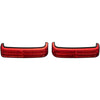 Custom Dynamics Saddlebag Lights - SS6 - BlackRed - For: Harley Davidson - Dyna - Forever Rad-Custom Dynamics