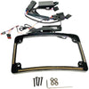 Custom Dynamics All in One License Plate Frame - Black - For: Harley Davidson - Dyna - Forever Rad-Custom Dynamics