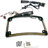 Custom Dynamics All in One License Plate Frame - Black - For: Harley Davidson - Dyna - Forever Rad-Custom Dynamics