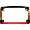 Custom Dynamics License Plate Frame - Radius - Black - For: Harley Davidson - Dyna - Forever Rad-Custom Dynamics