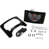 Custom Dynamics License Plate FrameTurn Signal Eliminator - Black - For: Harley Davidson - Dyna - Forever Rad-Custom Dynamics