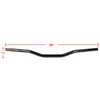 Thrashin Supply Co 1in Black Low Bend Handlebar - Forever Rad-Thrashin Supply Co.