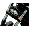 Custom Dynamics WRAPZ Fork Lights - 39 mm - Amber Lens - For: Harley Davidson - Dyna, Fxr, Touring - Forever Rad-Custom Dynamics