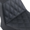 Saddlemen Step-Up Seat - Front Lattice Stitch - Black - Bolt 13-20 - Forever Rad-Saddlemen