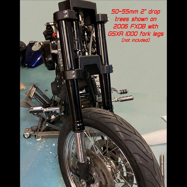 Inverted front fork for Harley-Davidson Dyna, FXR, Softail, V-Rod